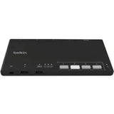 Belkin 4-Port Modular Secure KM Switch PP4.0 W/ Remote - 4 Computer(s) - 1 Local User(s) - 4 x USB - Desktop, Wall Mountable - TAA Compliant - F1DN004MOD-KM-4 BELKIN