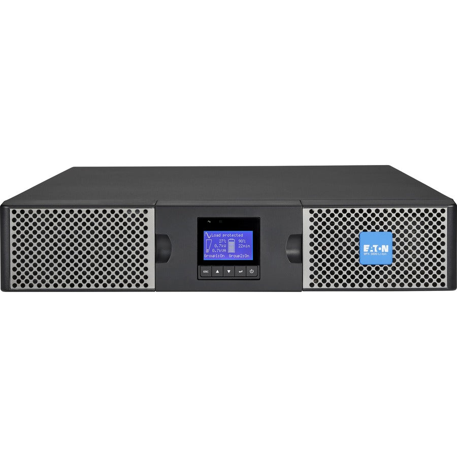 Eaton 9PX Lithium-Ion UPS 3000VA 2400W 120V 9PX On-Line Double-Conversion UPS - 7 Outlets, Network Card Included, USB, RS-232, 2U Rack/Tower - 2U Rack/Tower - 120 V AC Input - 6 x NEMA 5-20R, 1 x NEMA...  - 9PX3000RTN-L