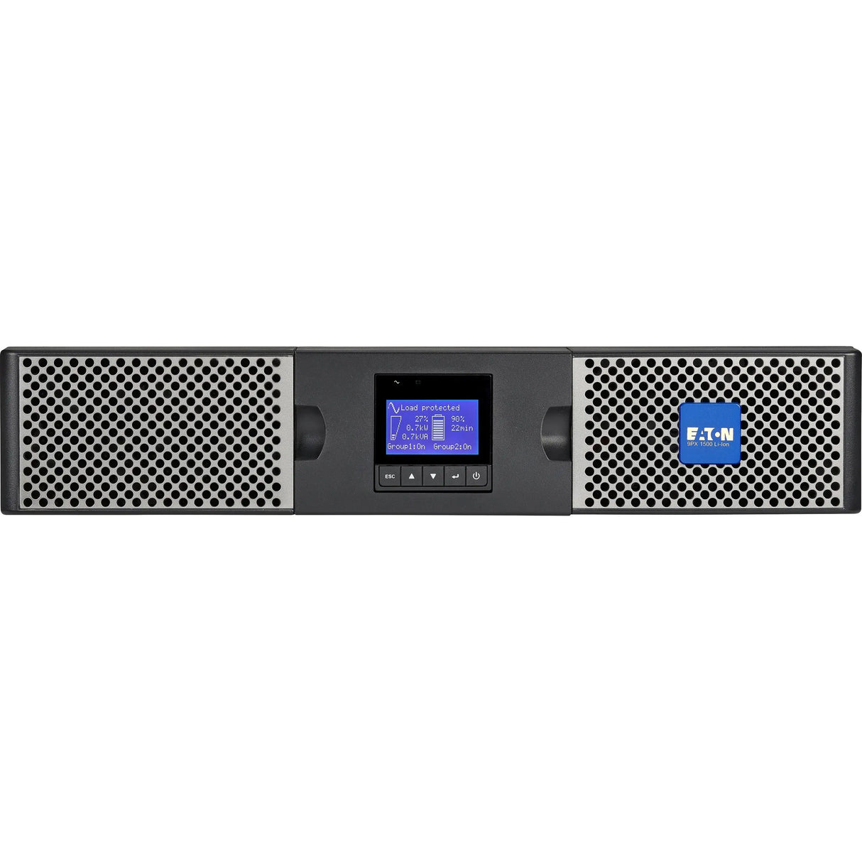 Eaton 9PX Lithium-Ion UPS 1500VA 1350W 208V 9PX On-Line Double-Conversion UPS - 8 C13 Outlets, Network Card Option, USB, RS-232, 2U Rack/Tower - 2U Rack/Tower - 230 V AC Input - 8 x IEC 60320 C13 - 1....  - 9PX1500GRT-L EATON