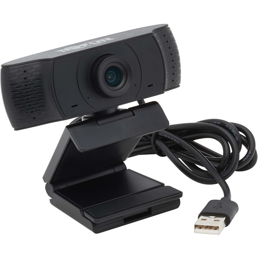 Tripp Lite USB Webcam with Microphone Web Camera for Laptops and Desktop PCs 1080p - 1920 x 1080 Video - Microphone - Computer, Notebook - AWC-001