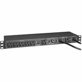 Tripp Lite PDU Hot Swap with Manual Bypass 15A 6 5-15R 2 5-15P Inputs 1URM - Manual Bypass - NEMA 5-15P - 6 x NEMA 5-15R - 120 V AC - 1U - Horizontal - Wall-mountable, Rack-mountable - Hot-swappable - PDUB151U