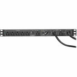 Tripp Lite PDU Hot Swap with Manual Bypass 15A 6 5-20R 2 5-20P Inputs 1URM - Manual Bypass - NEMA 5-20P - 6 x NEMA 5-20R - 120 V AC - 1U - Horizontal - Wall-mountable, Rack-mountable - Hot-swappable - PDUB201U