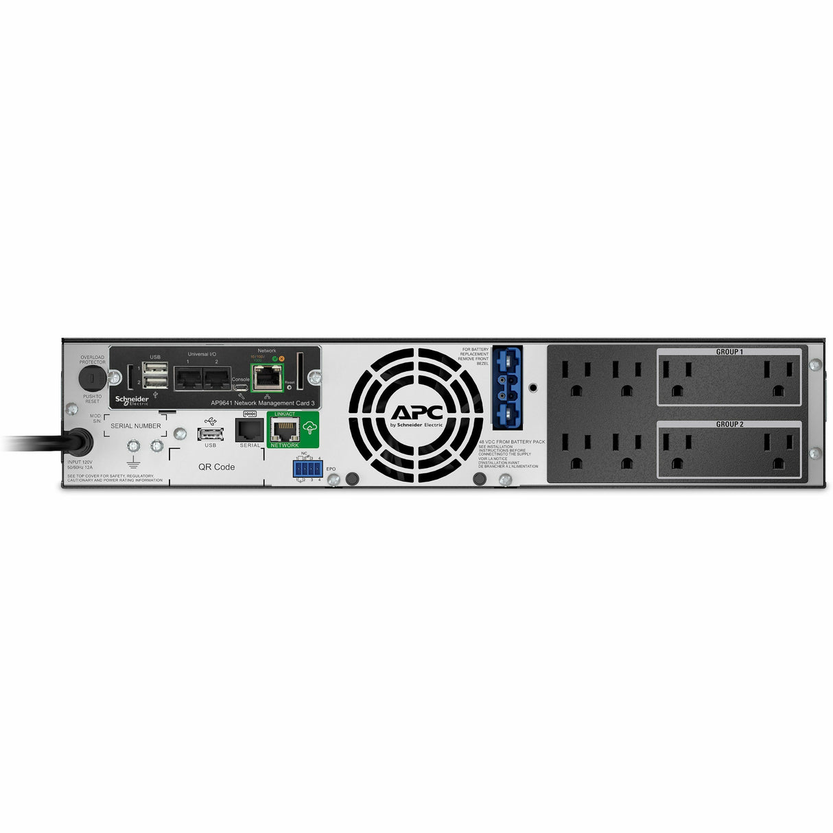 APC by Schneider Electric Smart-UPS SMX 1000VA Tower/Rack Convertible UPS - 2U Tower/Rack Convertible - 2 Hour Recharge - 8 Minute Stand-by - 120 V AC Input - 120 V AC Output - 8 x NEMA 5-15R