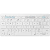 Samsung Smart Keyboard Trio 500, White - Wireless Connectivity - Bluetooth - Smartphone, Tablet - AAA Battery Size Supported - White - EJ-B3400UWEGUS
