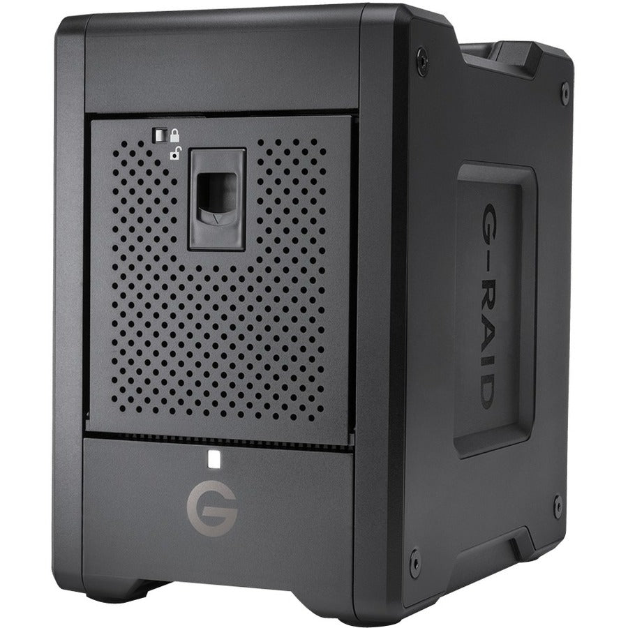 SanDisk Professional G-RAID SHUTTLE 4 48TB - 4 x HDD Supported - 72 TB Supported HDD Capacity - 4 x HDD Installed - 48 TB Installed HDD Capacity - 4 x Total Bays - Desktop - SDPH34H-048T-NBAAB