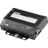 ATEN SN3001P 1-Port RS-232 Secure Device Server with PoE - Twisted Pair - 1 x Network (RJ-45) - 1 x Serial Port - PoE Ports - 10/100Base-TX - Fast Ethernet - Desktop, Wall Mountable, DIN Rail Mountabl...  - SN3001P