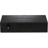 TRENDnet 5-Port Gigabit PoE+ Switch, Camera DIP Switch extends PoE+ 200m (656 ft.), 60W PoE Budget, Black, TPE-TG51g - 5 Ports - Gigabit Ethernet - 1000Base-T - 2 Layer Supported - Power Adapter - 64....  - TPE-TG51G - eCommerce Business Prime
