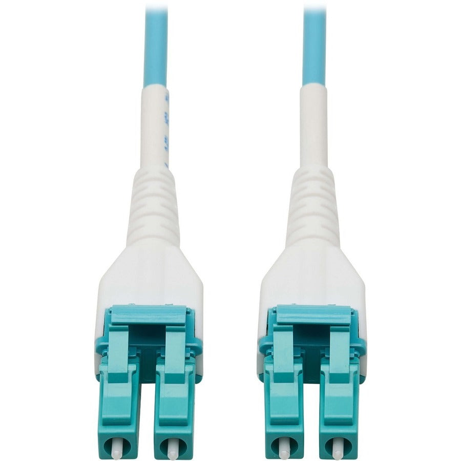 Tripp Lite Fiber Cable 100G MMF Duplex 50/125 OM4 LC/LC Armored Aqua 100M - 328.08 ft Fiber Optic Network Cable for Network Device, Patch Panel, Switch - First End: 2 x LC Male Network - Second End: 2...  - N821-100M-AQ-AR