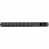 Tripp Lite PDU ATS / Metered 120V 1.44kW 15A 8 5-15R Dual 5-15P 12ft Cords - Metered Auto Transfer Switch - NEMA 5-15P - 8 x NEMA 5-15R - 120 V AC - 1U - Horizontal - Rack-mountable, Wall-mountable - ...  - PDUMH15ATS