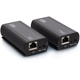 C2G 1-Port USB-C Extender Transmitter to Receiver Kit - 5Gbps Plenum Rated - 1 x Network (RJ-45) - 1 x USB - 32.80 ft Extended Range - Black - C2G54279