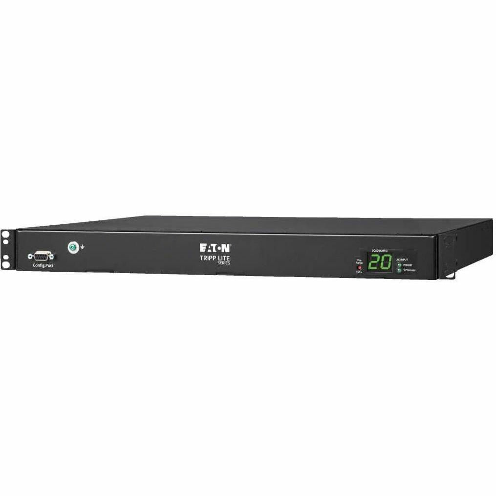 Tripp Lite PDU ATS/Metered 200-240V 8 C13 2 C19 Dual C20 12ft Cords 1URM - Metered Auto Transfer Switch - IEC 60320 C20 - 8 x IEC 60320 C13, 2 x IEC 60320 C19 - 230 V AC - 1U - Horizontal - Rack-mount...  - PDUMH20HVATS