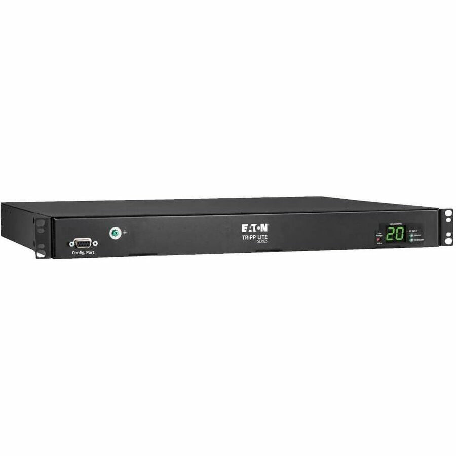 Tripp Lite PDU ATS/Metered 200-240V 8 C13 2 C19 Dual C20 12ft Cords 1URM - Metered Auto Transfer Switch - IEC 60320 C20 - 8 x IEC 60320 C13, 2 x IEC 60320 C19 - 230 V AC - 1U - Horizontal - Rack-mount...  - PDUMH20HVATS