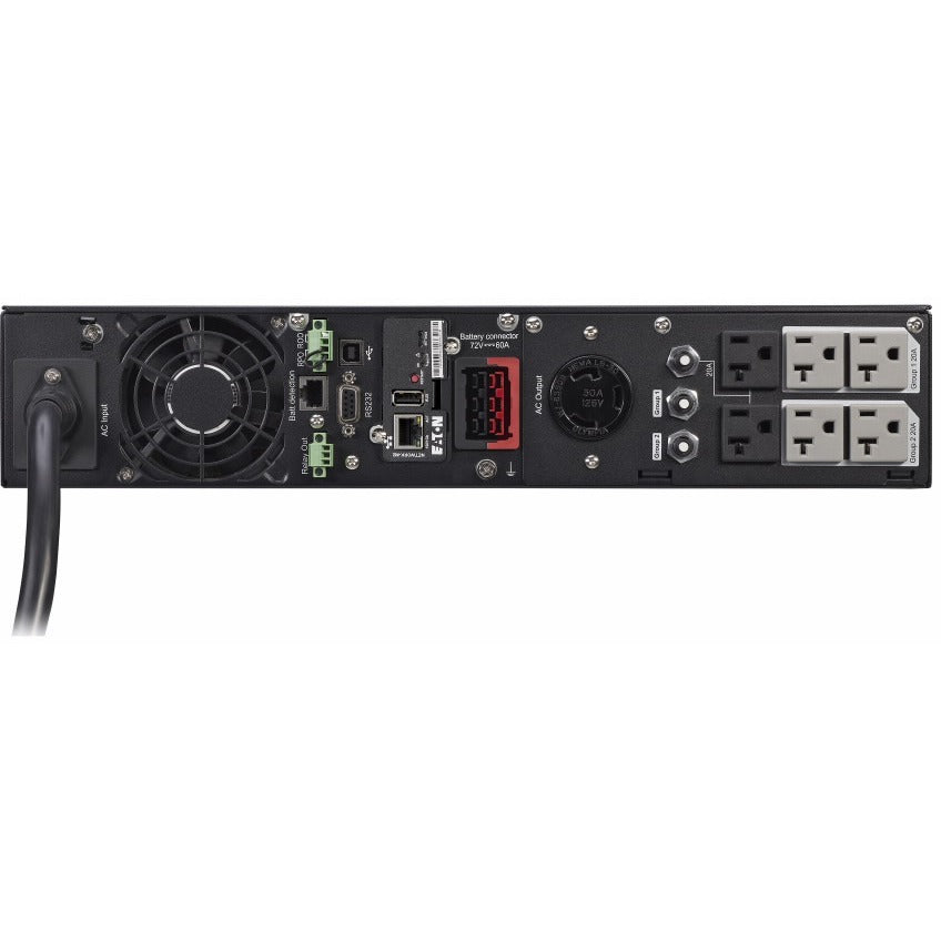 Eaton 5PX G2 UPS 3000VA 3000W 120V Network Card Included 2U Rack/Tower UPS - 2U Rack-mountable - 6 Minute Stand-by - 120 V AC Input - 6 x NEMA 5-20R, 1 x NEMA L5-30R - 5PX3000RTNG2
