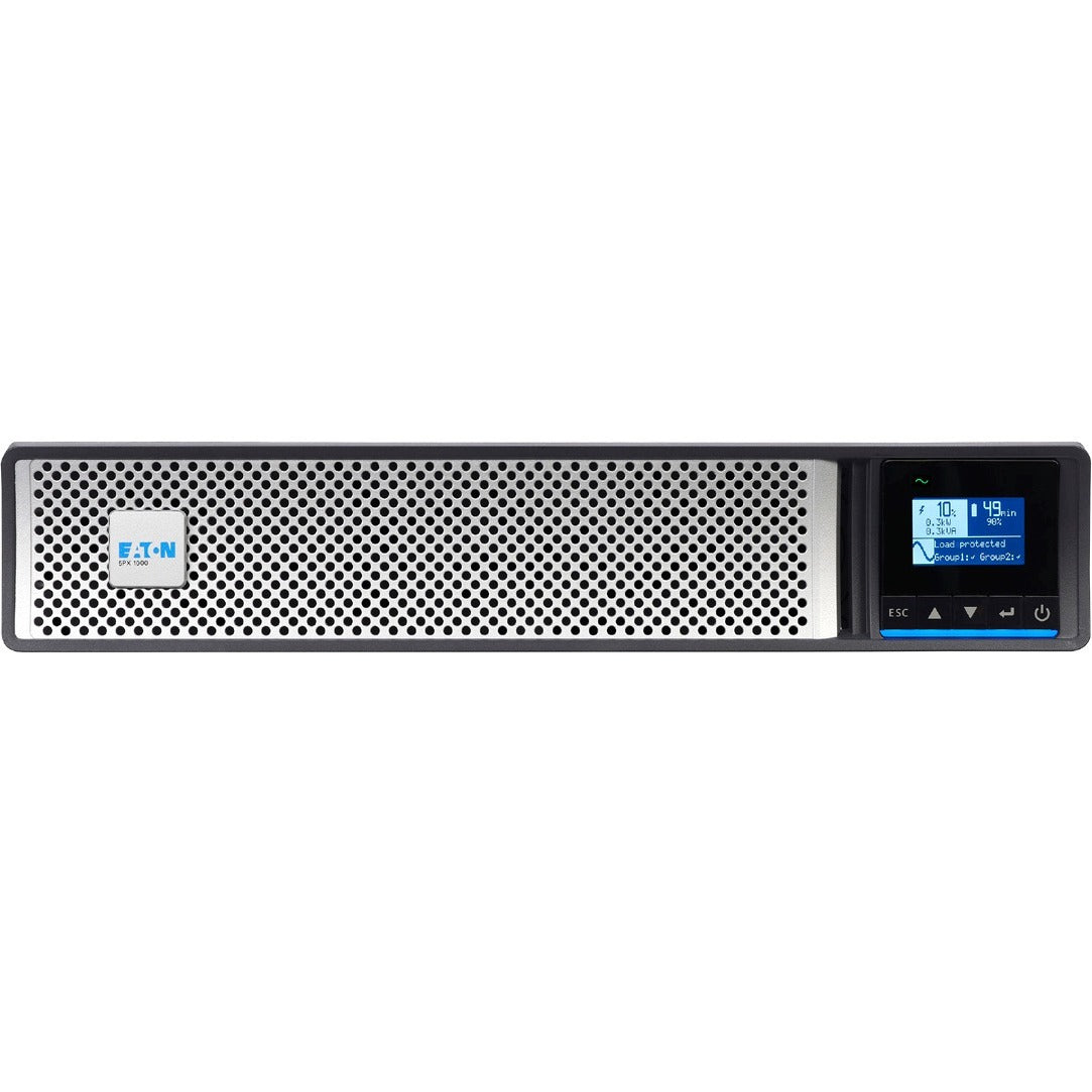 Eaton 5PX G2 UPS 1440VA 1440W 120V Line-Interactive -8 NEMA 5-15R Outlets, Network Card Option, USB, RS-232, 2U Rack/Tower - 5PX G2 1440VA Rack/Tower UPS - 5 Minute Stand - 5PX1500RTG2