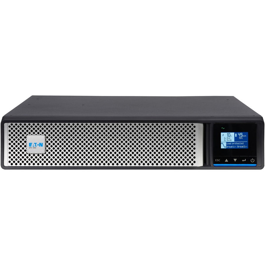 Eaton 5PX G2 UPS 1000VA 1000W 120V Network Card Optional 2U Rack/Tower UPS - 2U Rack-mountable - 6 Minute Stand-by - 120 V AC Input - 8 x NEMA 5-15R - 5PX1000RTG2