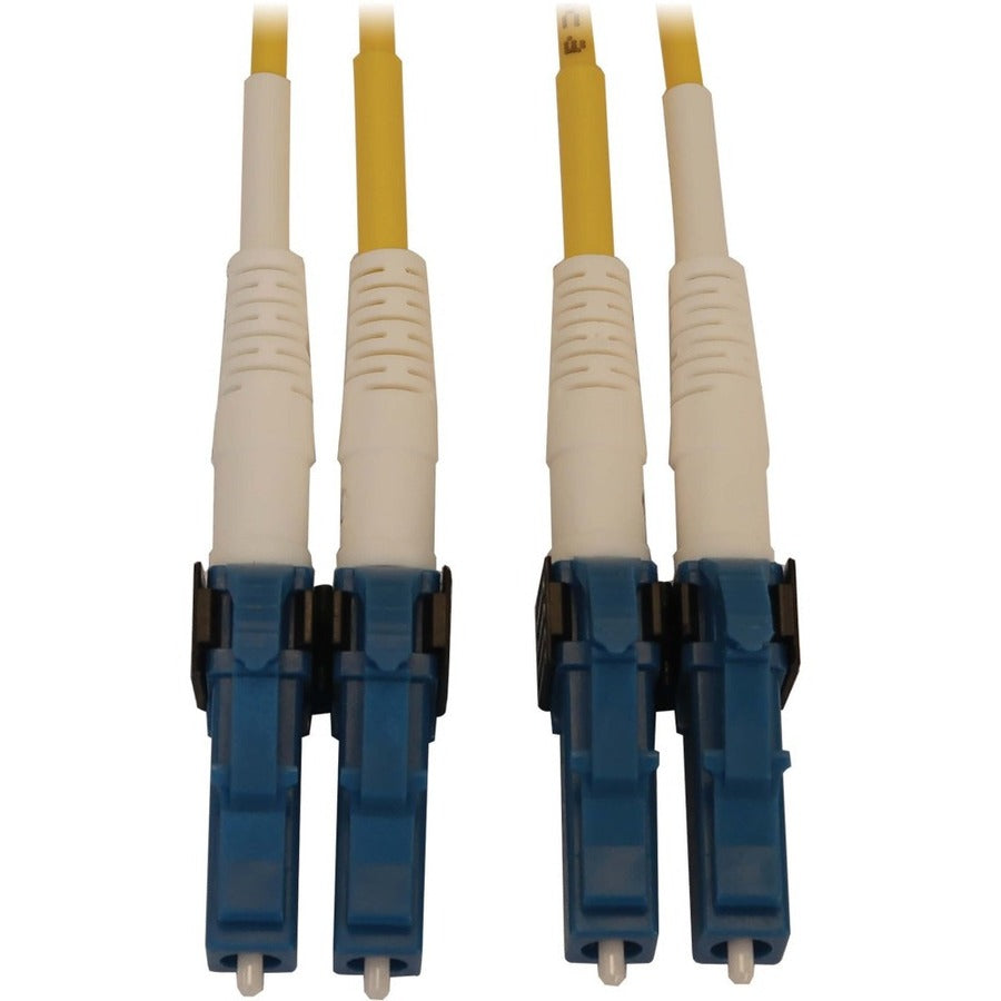 Tripp Lite Fiber Optic Cable 400G Duplex Singlemode 9/125 LC/UPC OS2 M/M 4M - 13.12 ft Fiber Optic Network Cable for Network Device, Switch, Patch Panel - First End: 2 x LC/UPC Network - Male - Second - N370X-04M