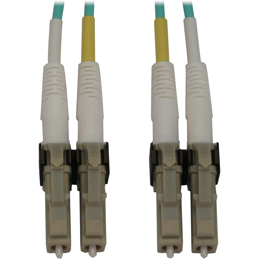 Tripp Lite Switchable Fiber Optic Cable 400G MMF 50/125 Duplex LC-PC M/M 4M - 13.12 ft Fiber Optic Network Cable for Network Device, Switch, Patch Panel - First End: 2 x LC/PC Network - Male - Second  - N820X-04M
