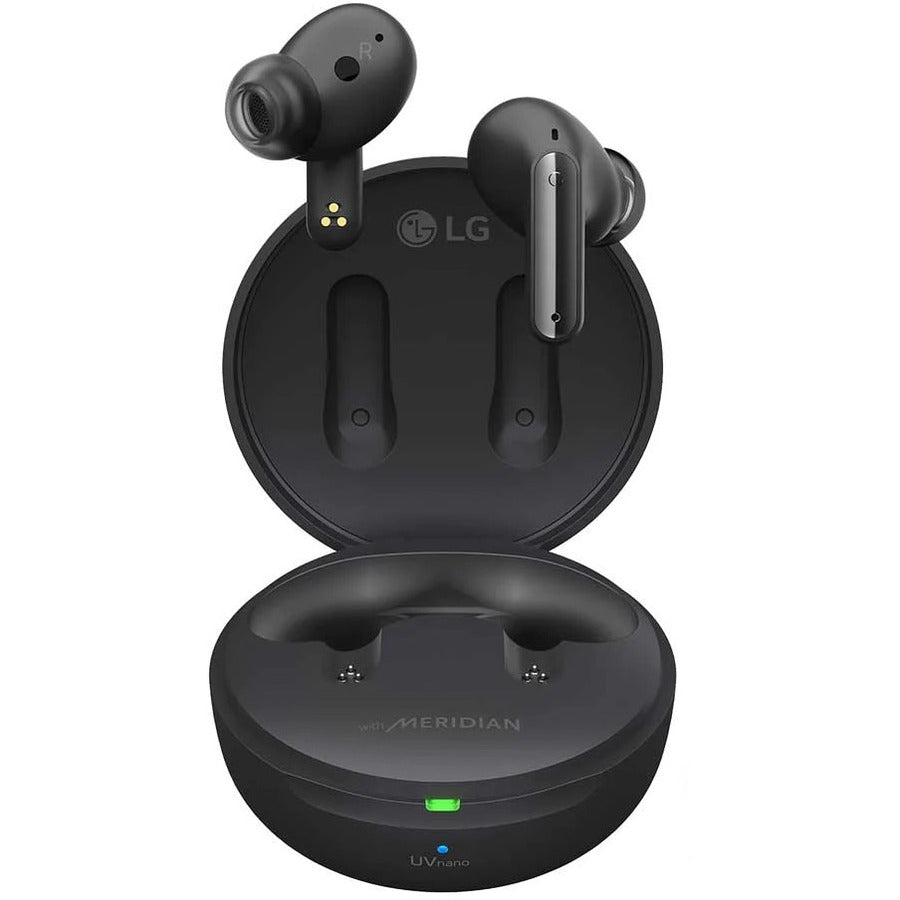 LG TONE Free FP8 Earset - Stereo - True Wireless - Bluetooth - Earbud - Binaural - In-ear - Noise Canceling - Black - TONE-FP8.AUSACLK