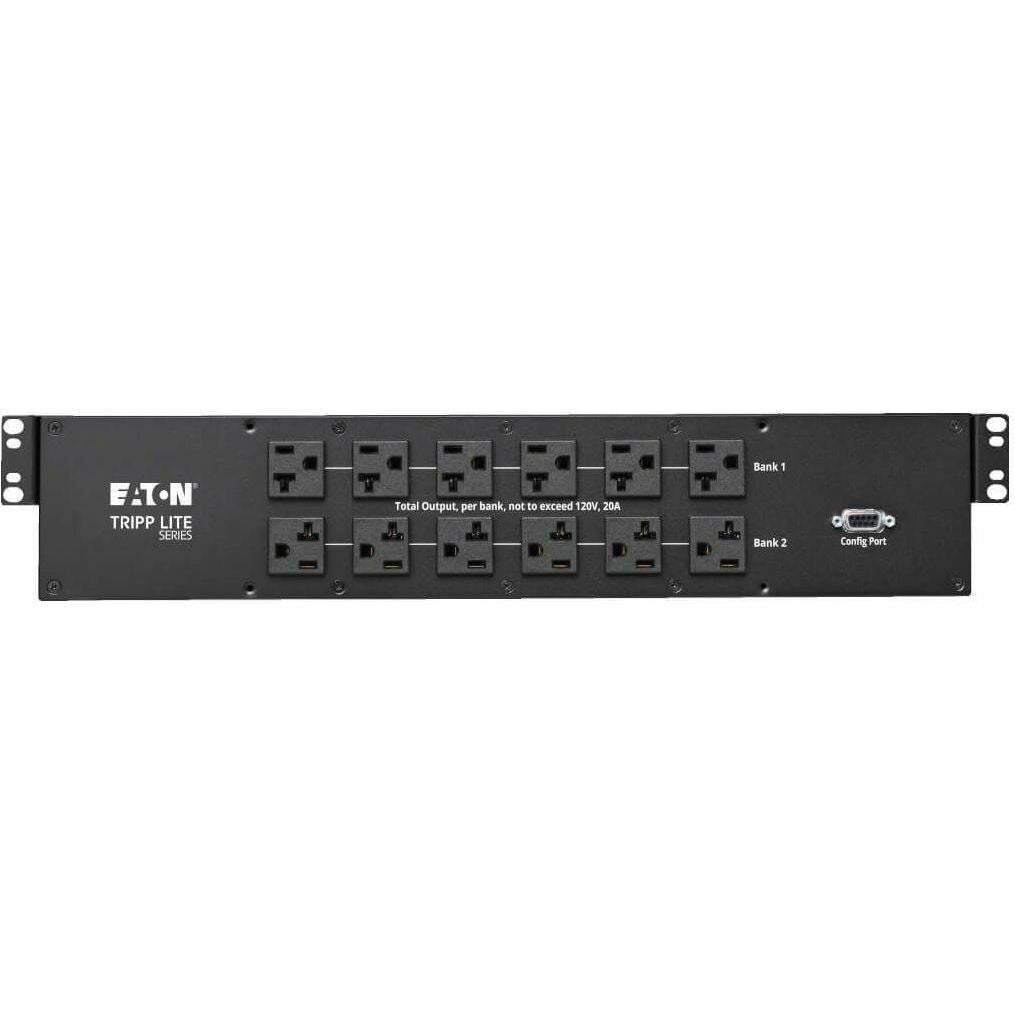 Tripp Lite 2.9kW 120V Single-Phase ATS/Monitored PDU - 24 5-15/20R & 1 L5-30R Outlets, Dual L5-30P Inputs, 10 ft. Cords, 2U, TAA - Monitored - NEMA L5-30P - 24 x NEMA 5-15/20R, 1 x NEMA L5-30R - 120 V - PDUMNH30AT2