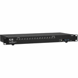 Tripp Lite 16-Port 4K HDMI/USB KVM Switch - 4K 60 Hz Video/Audio, USB Peripheral Sharing, 1U Rack-Mount - 16 Computer(s) - 1 Local User(s) - 4096 x 2160 - 50 Hz, 60 Hz - 20 x USB - 17 x HDMI - Rack-mountable, Desktop - 1U - TAA Compliant