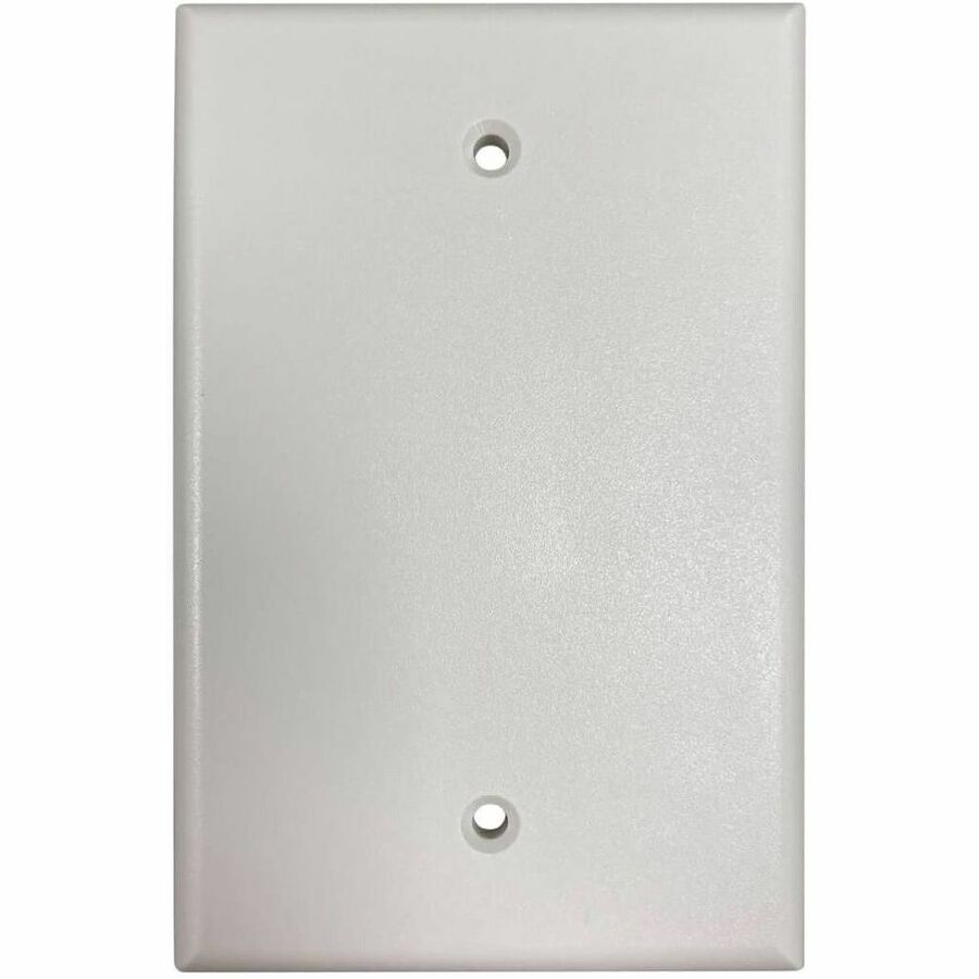 Tripp Lite Safe-IT Blank Wall Plate, Antibacterial, Ivory Matte, TAA - Ivory - High Impact Plastic, Acrylonitrile Butadiene Styrene (ABS) - TAA Compliant