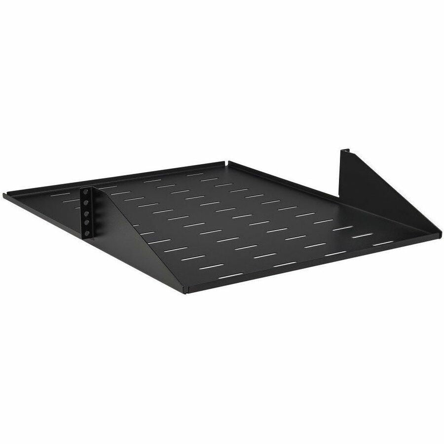 Tripp Lite SmartRack Center-Mounted Steel Rack Shelf - 2U, Vented, 21.5 in. Deep, Holds up to 100 lb. (45 kg) - For Data Center, Server, LAN Switch, Router, Networking - 2U Rack Height - Rack-mountabl - SRSHELF2PCENTER