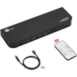 SIIG 4x1 DisplayPort 4K KVM USB 3.0 Switch with Remote Control - Allows you to control 4 DisplayPort 1.4 computers using one keyboard and mouse, DP 1.4/8K@30, HDMI 4K@60, USB 3.0 ports, 3.5mm Phone & ...  - CE-KV0D11-S1 - eCommerce Business Prime