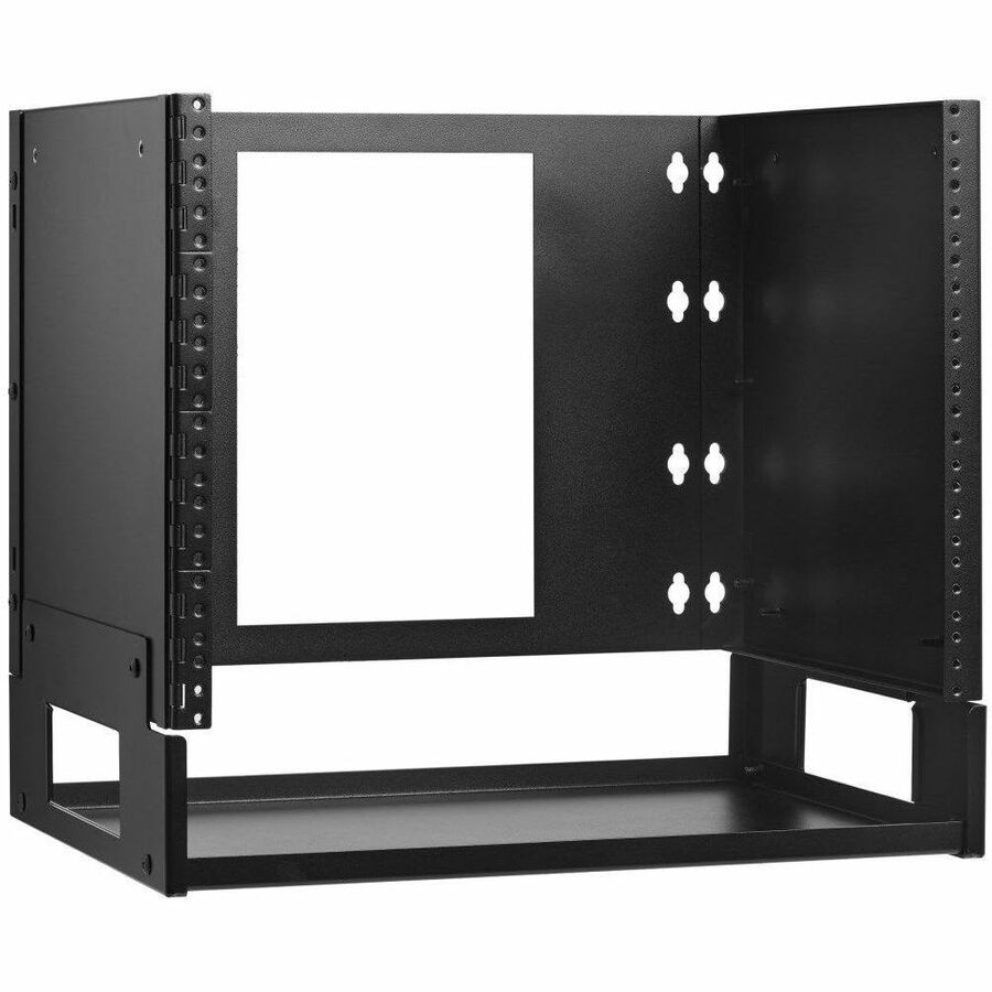Tripp Lite 8U Wall-Mount Bracket with Shelf for Small Switches and Patch Panels, Hinged - 150 lb Load Capacity