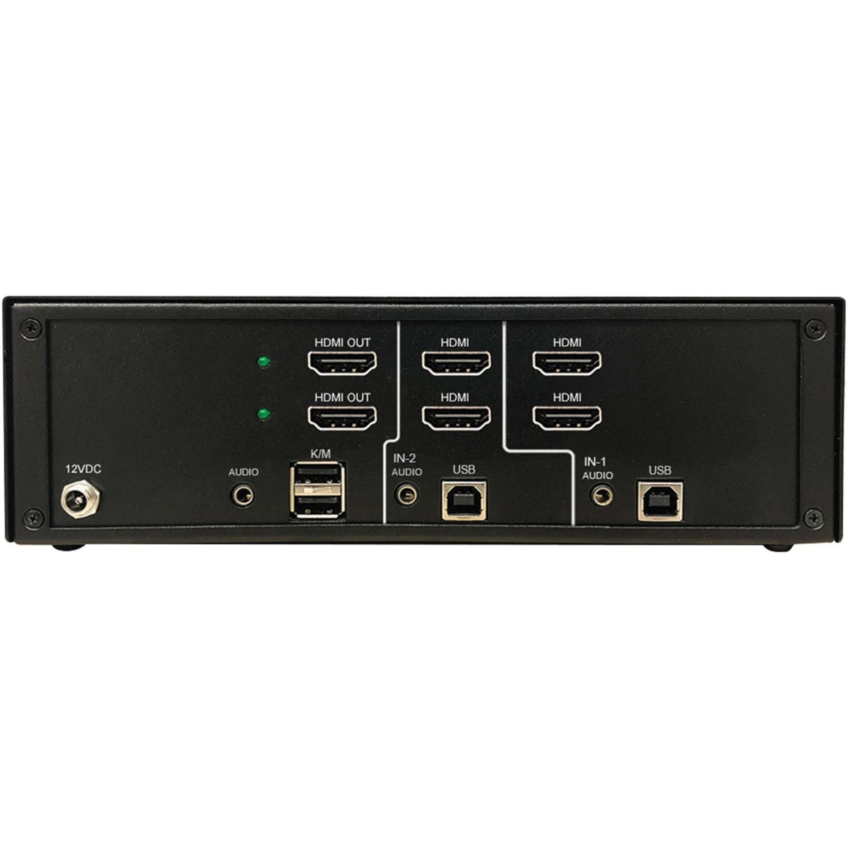 Tripp Lite Secure KVM Switch, 2-Port, Dual Head, HDMI to HDMI, 4K, NIAP PP4.0, Audio, TAA - 2 Computer(s) - 1 Local User(s) - 3840 x 2160 - 50 Hz, 60 Hz - 4 x USB - 6 x HDMI - TAA Compliant
