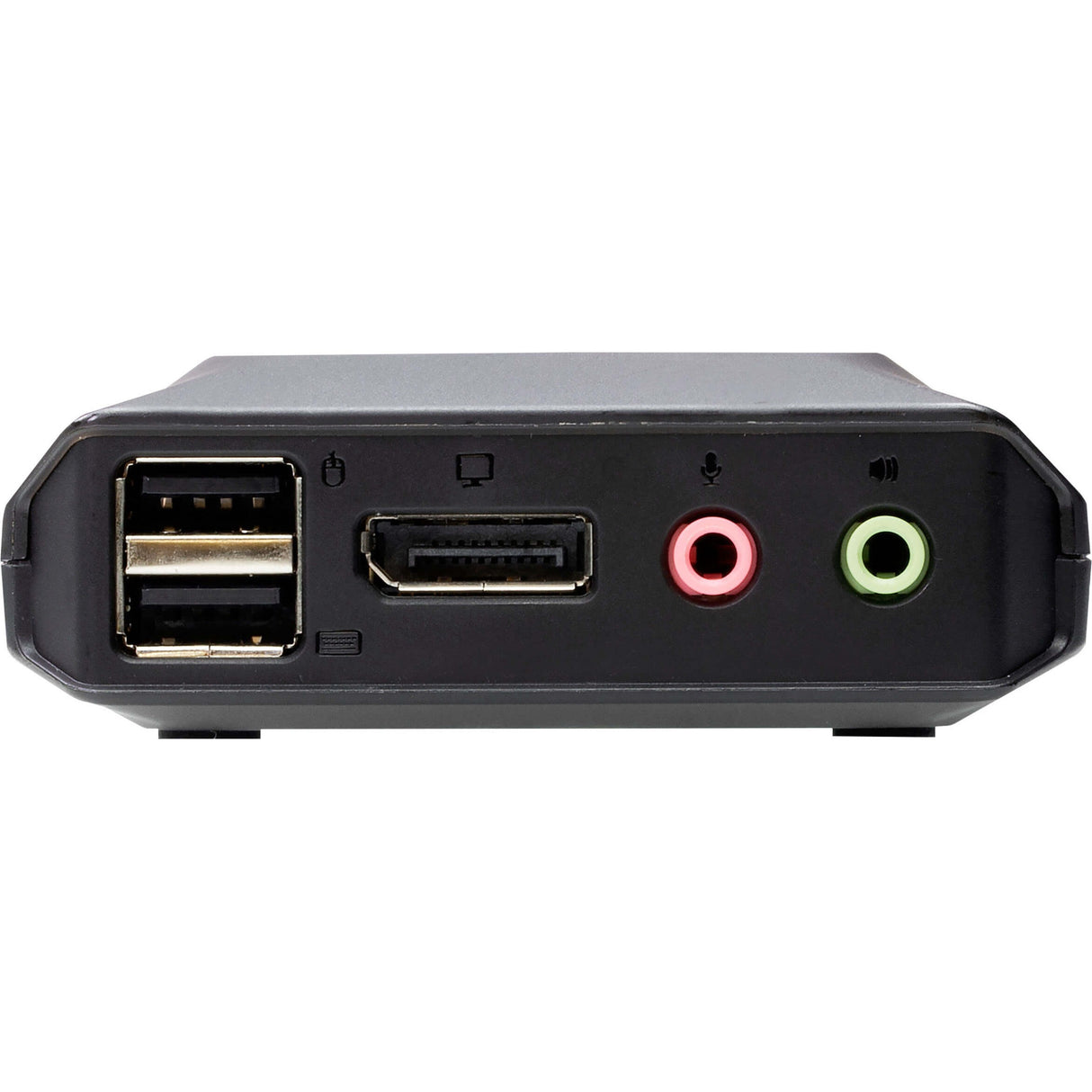 ATEN 2-Port USB-C DisplayPort Hybrid Cable KVM Switch CS52DP - 2 Computer(s) - 1 Local User(s) - 4096 x 2160 - 5 x USB - Rack-mountable - 2 x DisplayPort
