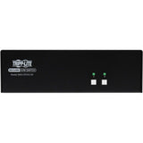 Tripp Lite Secure KVM Switch, 2-Port, Dual Head, DisplayPort to DisplayPort, 4K, NIAP PP4.0, Audio, TAA - 2 Computer(s) - 1 Local User(s) - 3840 x 2160 - 50 Hz, 60 Hz - 4 x USB - 6 x DisplayPort - TAA Compliant