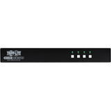 Tripp Lite B002-HD1AC4-N4 4-Port NIAP PP4.0-Certified KVM Switch - 4 Computer(s) - 1 Local User(s) - 3840 x 2160 - 50 Hz, 60 Hz - 11 x USB - Yes - 1 x HDMI - 4 x DisplayPort - TAA Compliant