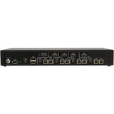 Tripp Lite B002-HD1AC4-N4 4-Port NIAP PP4.0-Certified KVM Switch - 4 Computer(s) - 1 Local User(s) - 3840 x 2160 - 50 Hz, 60 Hz - 11 x USB - Yes - 1 x HDMI - 4 x DisplayPort - TAA Compliant