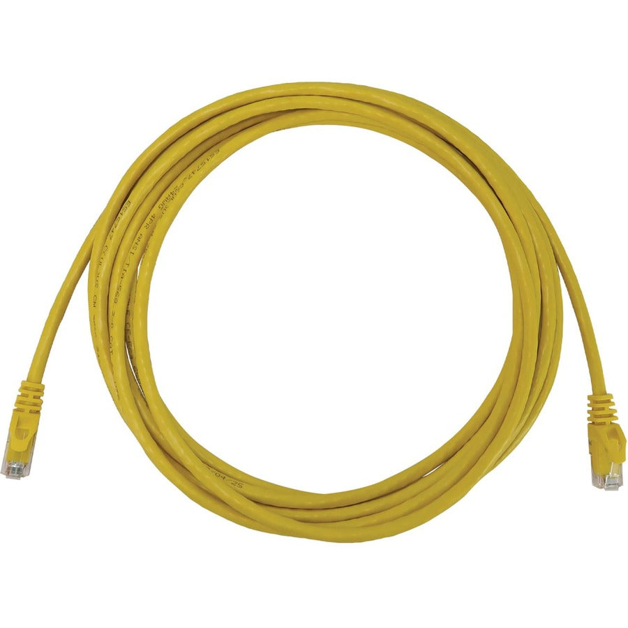 Tripp Lite N261-015-YW Cat.6a UTP Network Cable - 15 ft Category 6a Network Cable for Network Device, Switch, Patch Panel, Server, Router, Hub, Printer, Computer, Photocopier, Modem, Security Device,  - N261-015-YW