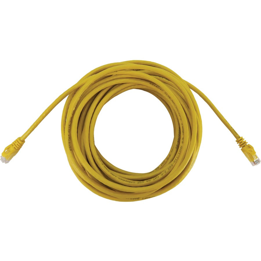 Tripp Lite N261-050-YW Cat.6a UTP Network Cable - 50 ft Category 6a Network Cable for Network Device, Switch, Patch Panel, Server, Router, Hub, Printer, Computer, Photocopier, Modem, Security Camera,  - N261-050-YW