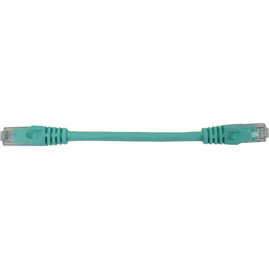 Tripp Lite N261-06N-AQ Cat.6a UTP Network Cable - 6" Category 6a Network Cable for Network Device, Switch, Patch Panel, Server, Router, Hub, Printer, Computer, Photocopier, Modem, Security Camera, ... - N261-06N-AQ