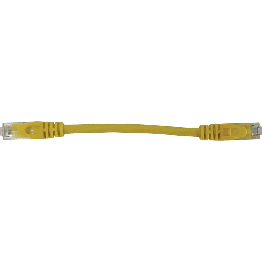 Tripp Lite N261-06N-YW Cat.6a UTP Network Cable - 6" Category 6a Network Cable for Network Device, Switch, Patch Panel, Server, Router, Hub, Printer, Computer, Photocopier, Modem, Security Camera, ... - N261-06N-YW