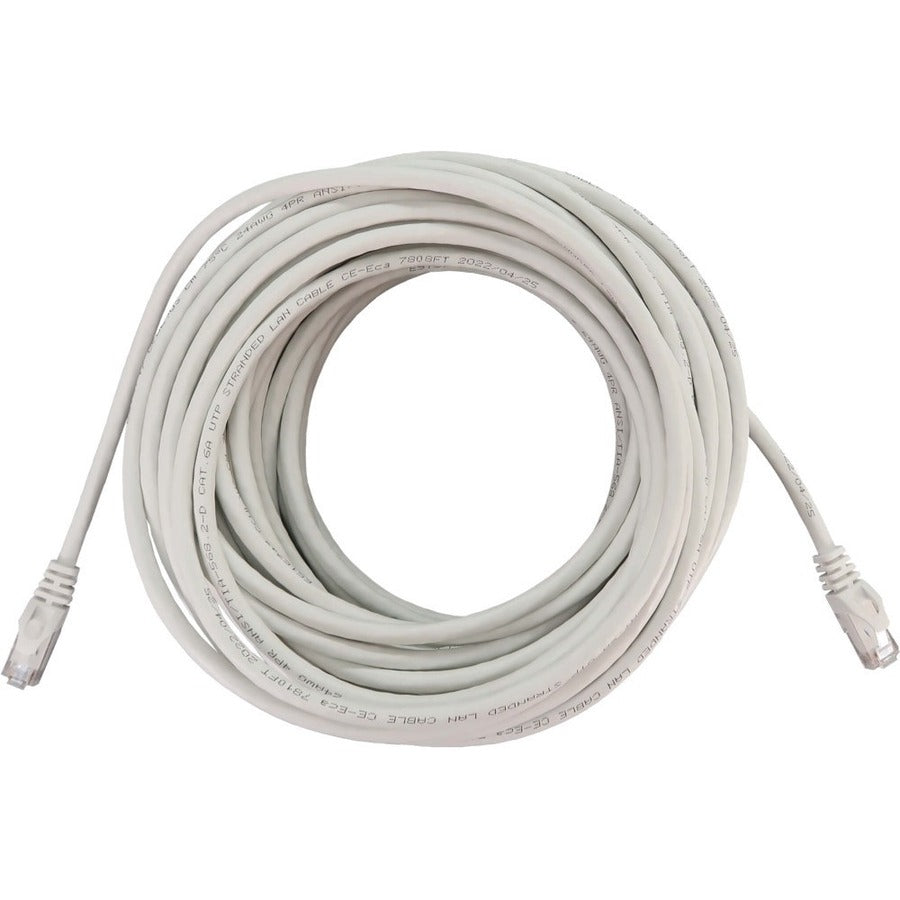 Tripp Lite N261-100-WH Cat.6a UTP Network Cable - 100 ft Category 6a Network Cable for Network Device, Switch, Patch Panel, Server, Router, Hub, Printer, Computer, Photocopier, Modem, Security Camera, - N261-100-WH