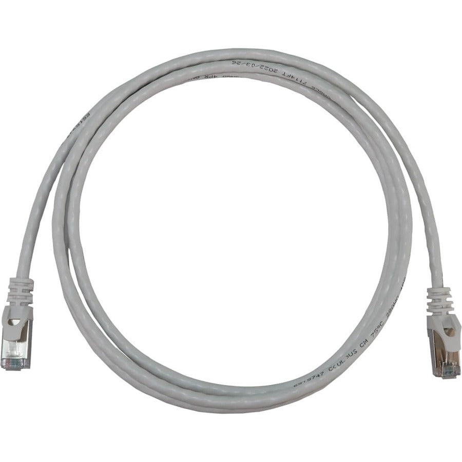 Tripp Lite N262-S05-WH Cat6a STP Patch Network Cable - 5 ft Category 6a Network Cable for Network Device, Server, Switch, Router, Hub, Printer, Computer, Photocopier, Modem, PoE Device, Patch Panel, . - N262-S05-WH
