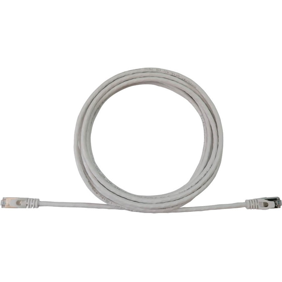 Tripp Lite N262-S25-WH Cat6a STP Patch Network Cable - 25 ft Category 6a Network Cable for Network Device, Server, Switch, Router, Hub, Printer, Computer, Photocopier, Modem, PoE Device, Patch Panel,  - N262-S25-WH