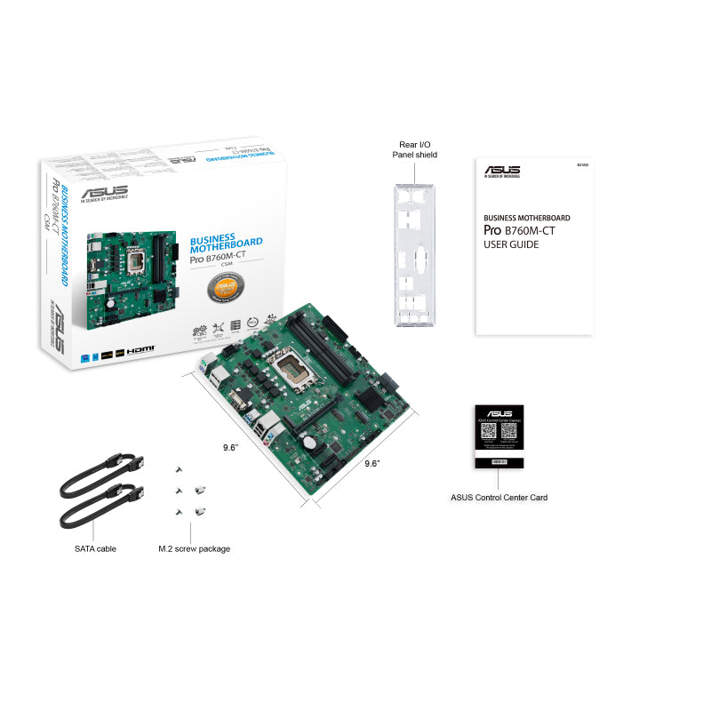 ASUS PRO B760M-CT-CSM Intel B760 LGA 1700 micro ATX - PRO B760M-CT-CSM ASUS