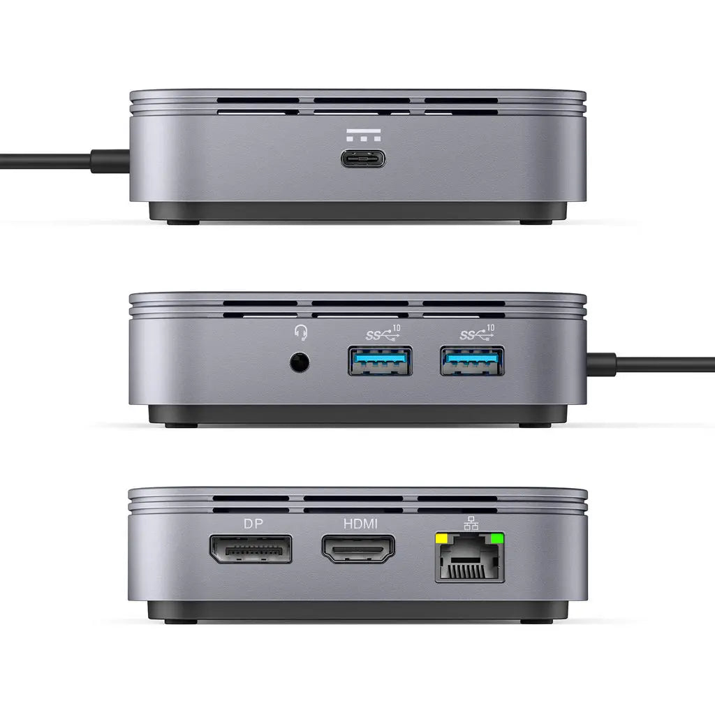 Targus HDTB3TD laptop dock/port replicator Wired Thunderbolt 3 Grey - HDTB3TD - eCommerce Business Prime