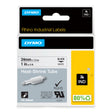 DYMO Rhino Industrial Heat-Shrink Cable Label Tubes | 24 mm x 1.5 m | Black Print on White | Self-Adhesive | for Rhino Label Makers - 1805443 DYMO