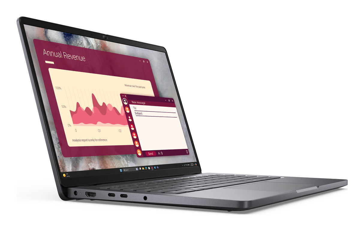 DELL Pro 14 PC14250 Intel Core 5 120U Laptop 35.6 cm (14") Touchscreen Full HD+ 16 GB DDR5-SDRAM 256 GB SSD Wi-Fi 6E (802.11ax) Windows 11 Pro Black - GDFT1 DELL