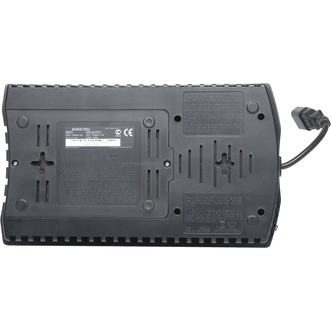 Tripp Lite UPS 750VA 450W International Desktop Battery Back Up AVR 230V C13 USB RJ11 - 750VA/450W - AVRX750U