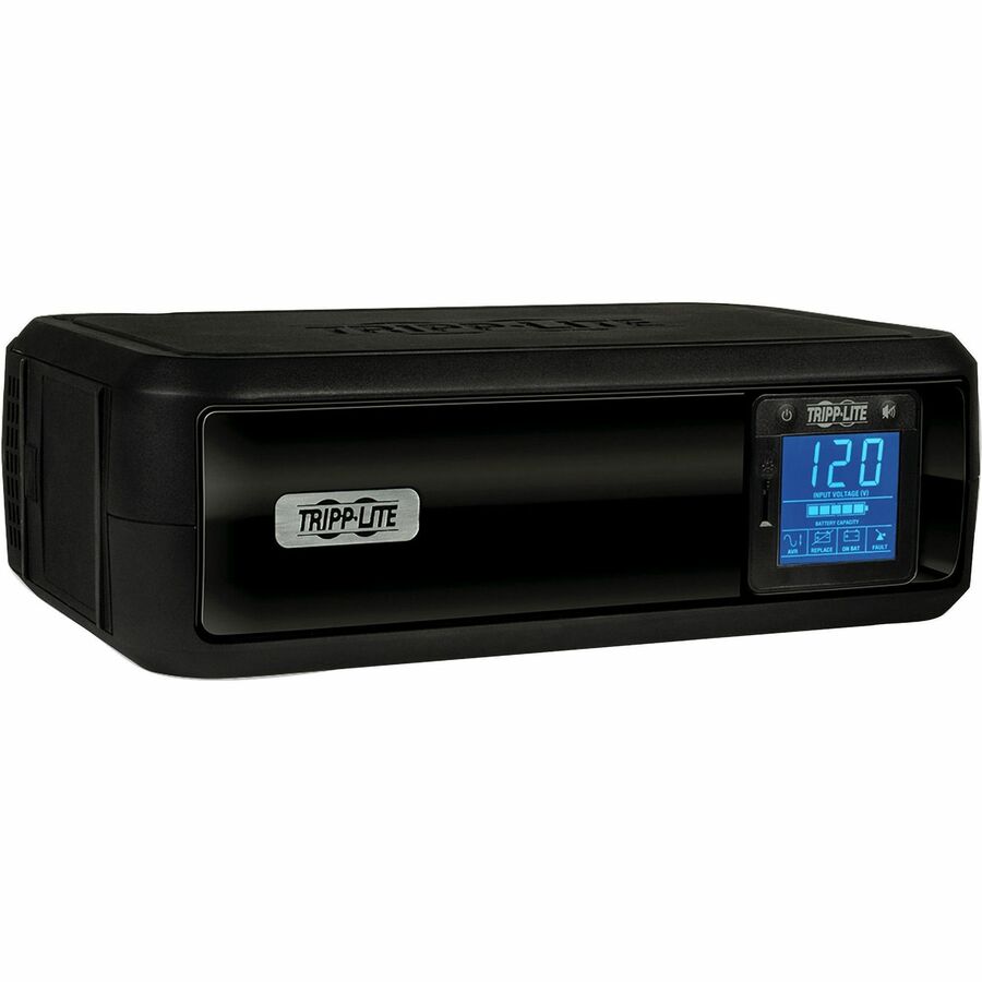 Tripp Lite UPS 650VA 350W Battery Back Up Tower USB LCD AVR 120V 8 outlets - 8 Hour Recharge - 3.20 Minute Stand-by - 110 V AC Input - 120 V AC Output - 8 x NEMA 5-15R - OMNI650LCD