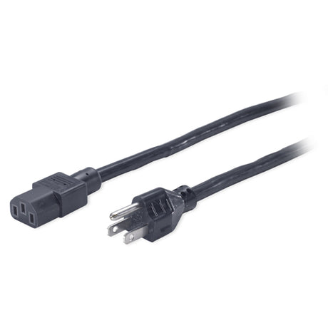 APC PWR C13 / 5-15P, 2.4 m Black 2.44 m C13 coupler NEMA 5-15P - AP9893 - eCommerce Business Prime