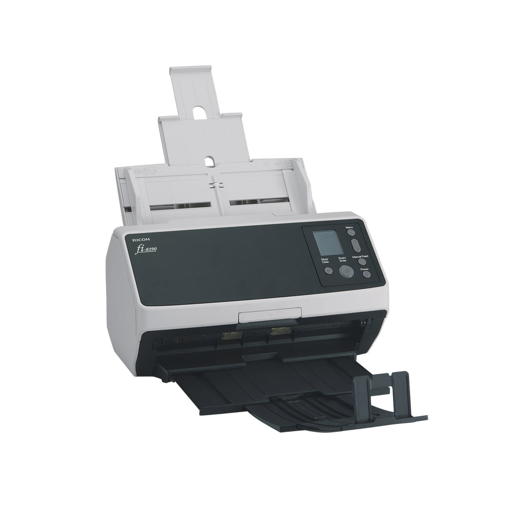 Ricoh fi-8190 ADF + Manual feed scanner 600 x 600 DPI A4 Black, Grey - PA03810-B005
