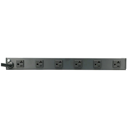 Tripp Lite Power Strip 12-Outlet Rackmount Metal 120V 5-15/20R 15ft Cord 1U - NEMA L5-20P - 12 NEMA 5-15/20R - 15ft Input - RS-1215-20T