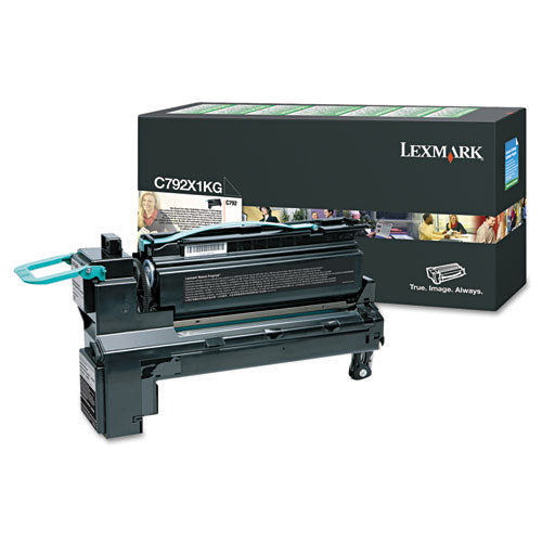 LEXMARK  Return Program Extra High-Yield Toner, 20,000 Page-Yield, Black - C792X1KG